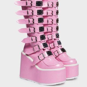 New in Box - Dolls Kill x Demonia Sweeter Than Eva Trinity Boots Sz 9